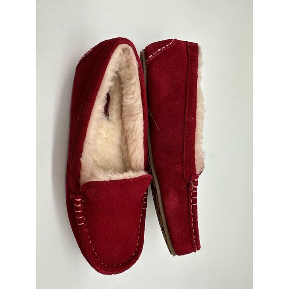 Koolaburra by UGG Women's Lezly Slipper Red Suede Womams Size 7 - Picture 12 of 14